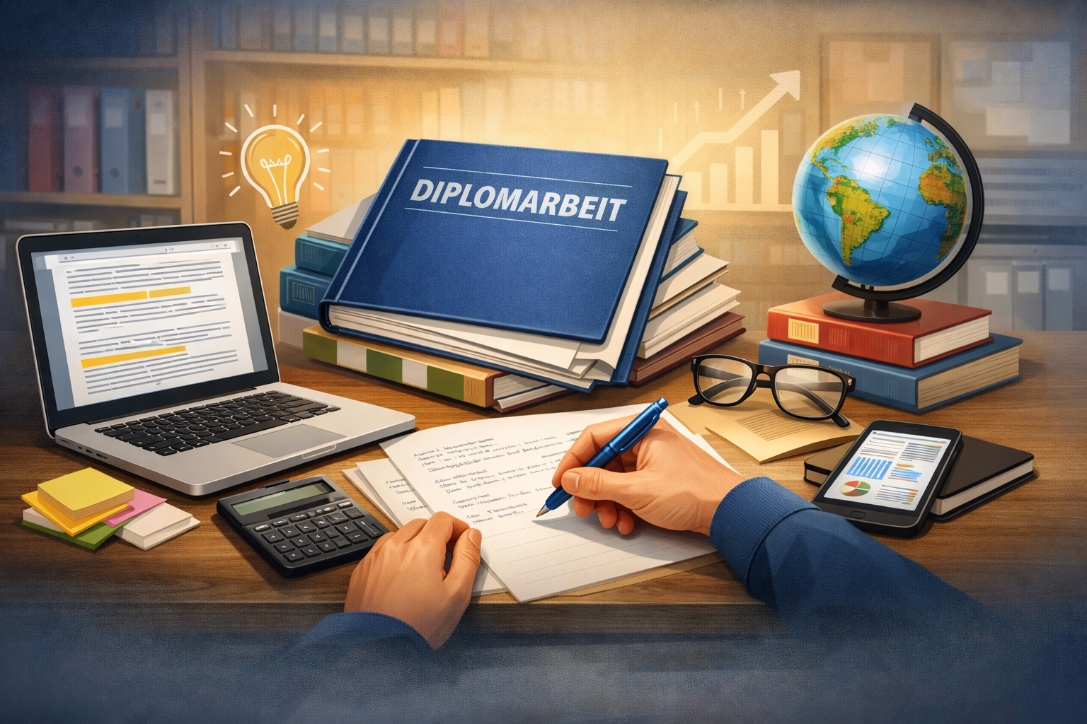 Diplomarbeit an der HAK Amstetten – Grundlagen & Umsetzung HAK-DA-BAS-01